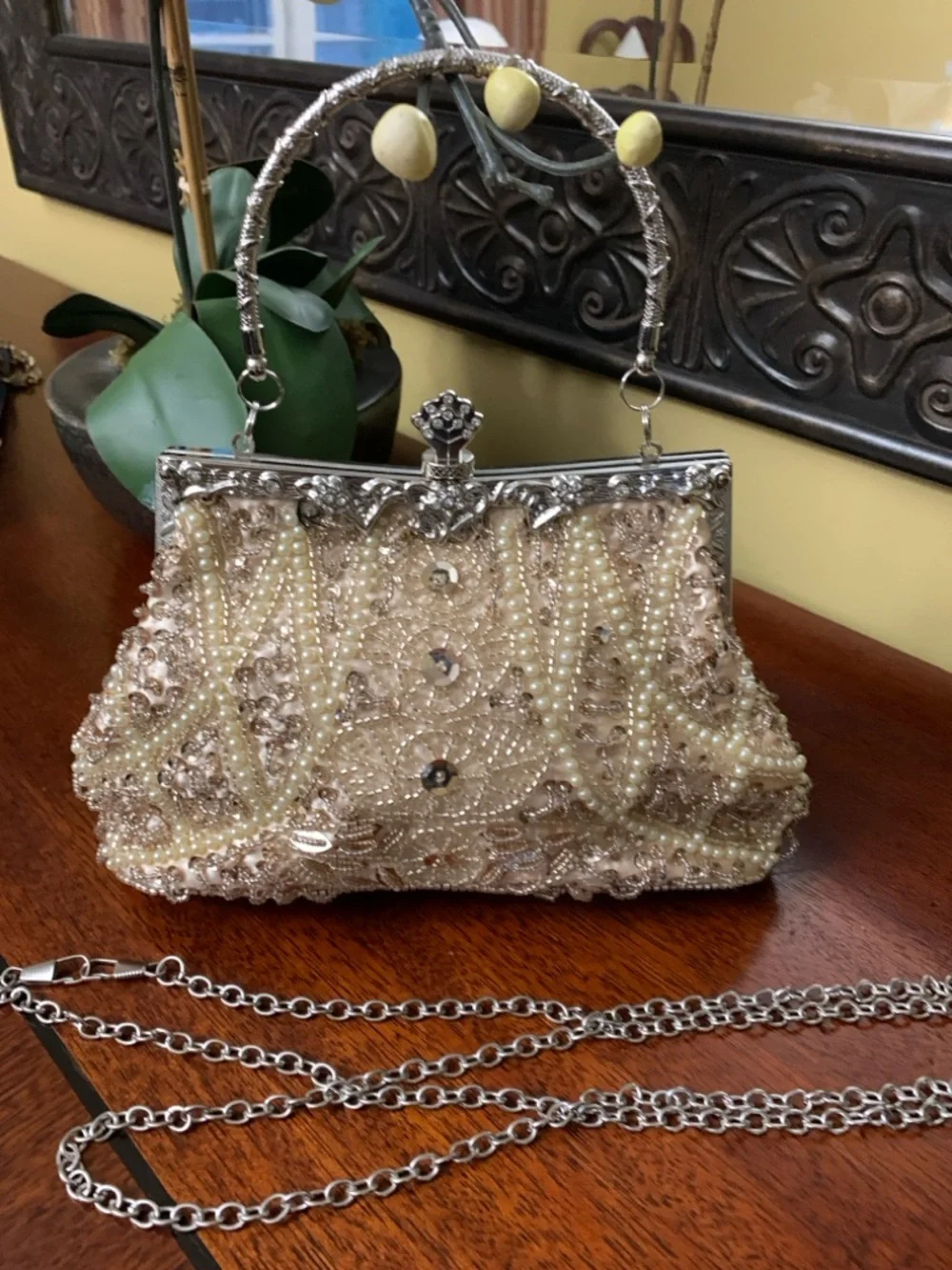 Vintage ornate beaded